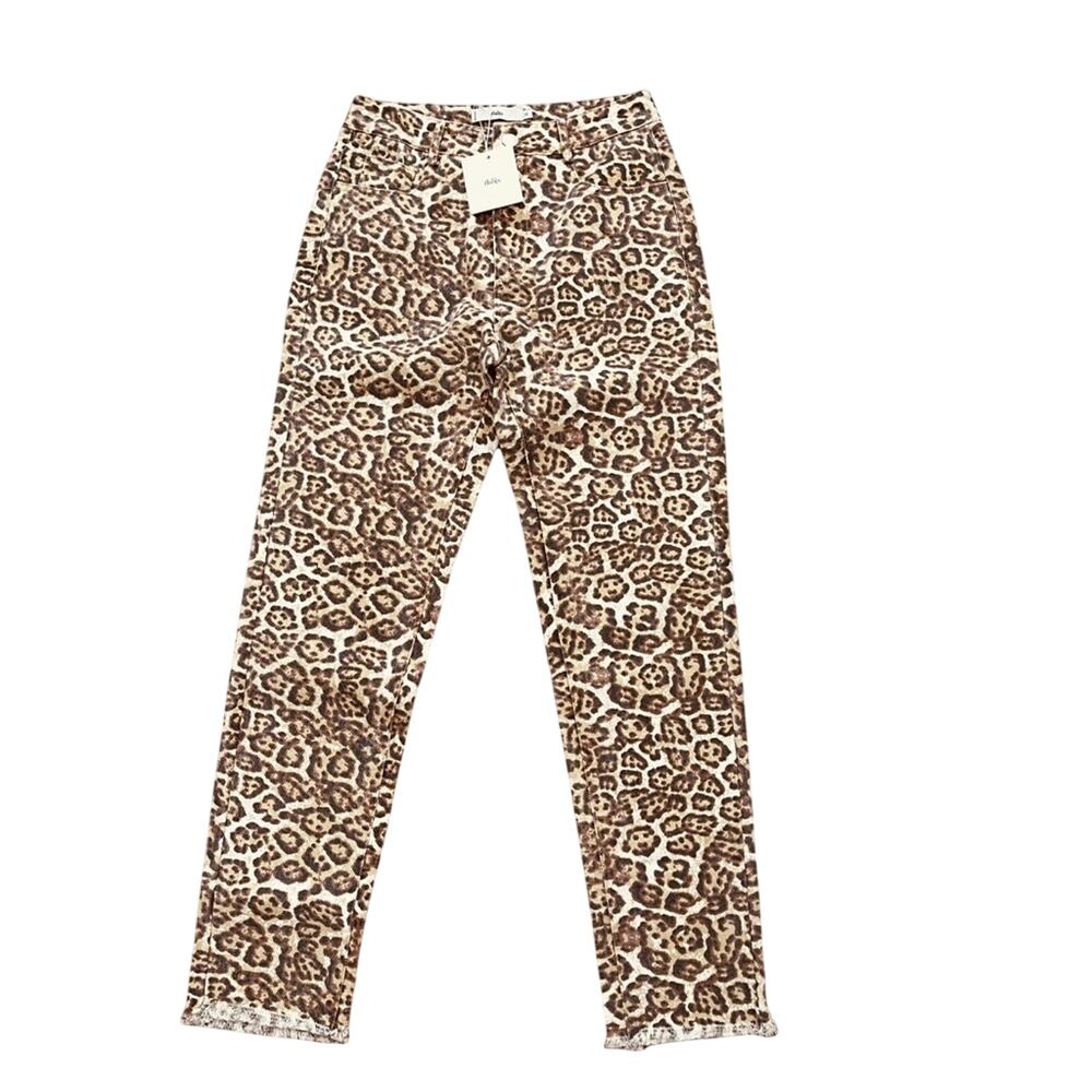 Adika Leopard Animal Print Jeans Size Small NWT